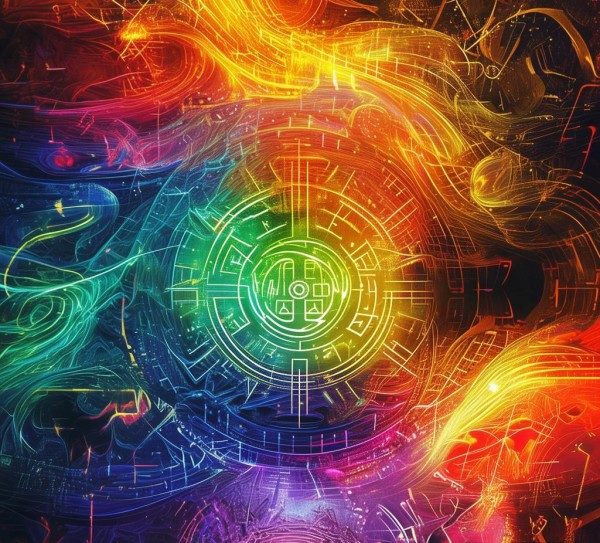 五行八卦高科技动态壁纸，当传统智慧遇见未来科技的沉浸式视觉体验