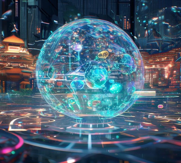 中国电信黑科技动态图片，5G+AI驱动未来通信，科技感视觉盛宴